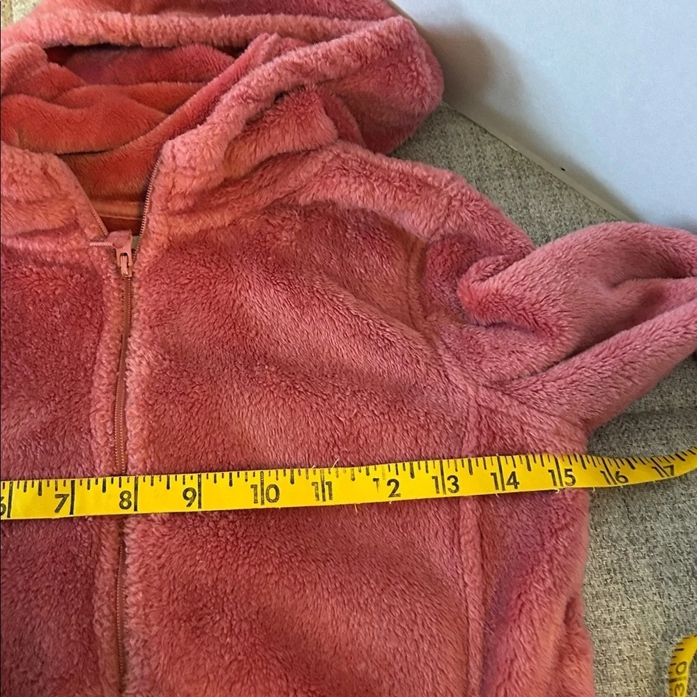 OSHKOSH B’GOSH TWO HOODIES FLEESE FULL ZIP PLUSH JACKETS FOR CHILDREN SZ 8